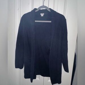 J.Crew Factory Navy Blue Sweater Blazer size medium